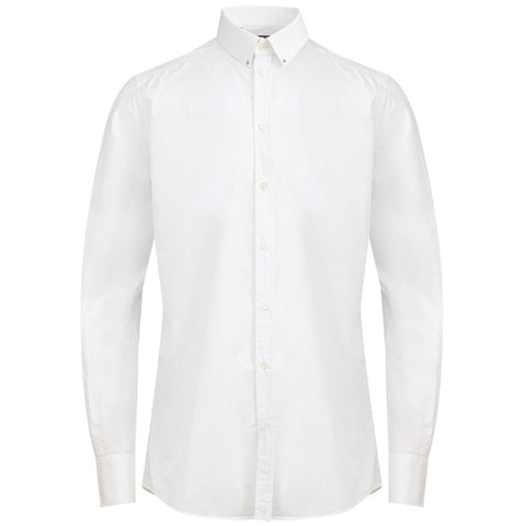 White Cotton Dress Shirt