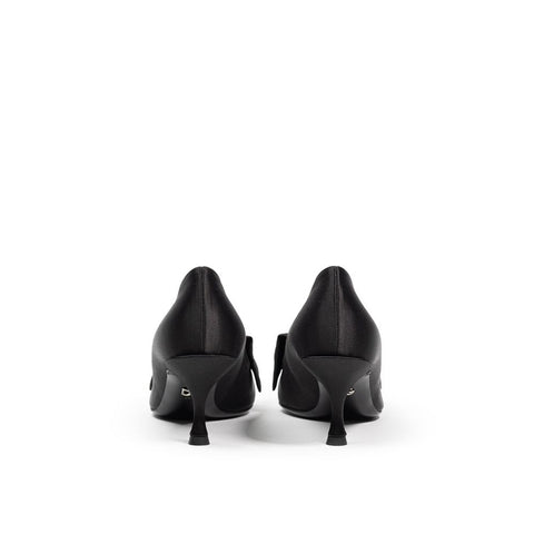 Black Viscose Pumps