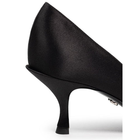 Black Viscose Pumps