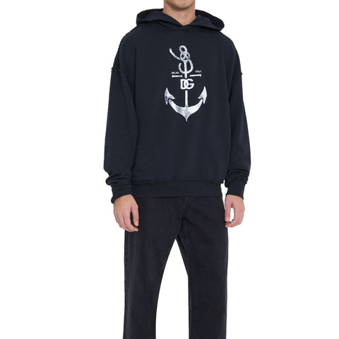 Blue Cotton Sweatshirt