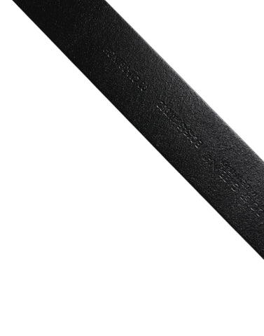 Brown Calf Leather Classic Metal Buckle Belt