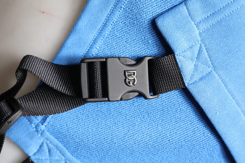 Blue Cotton Hooded Men Sportswear Vest Sweater