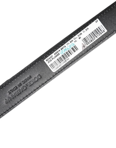 Multicolor Jacquard Leather Metal Buckle Belt