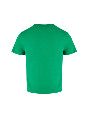 Green Cotton Logo T-Shirt