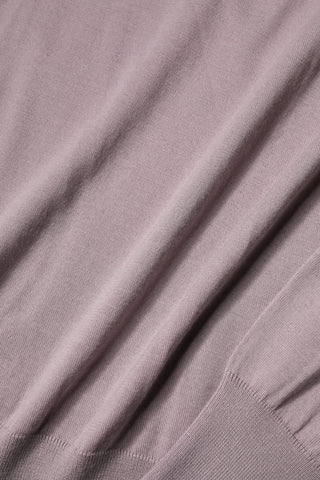 Brown Cashmere Knitted Men Pullover Sweater