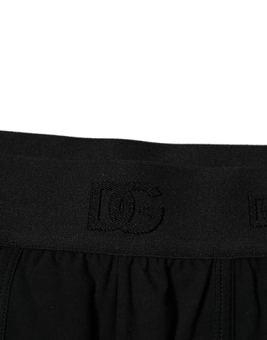 Black Cotton Stretch Regular Boxer Underwear