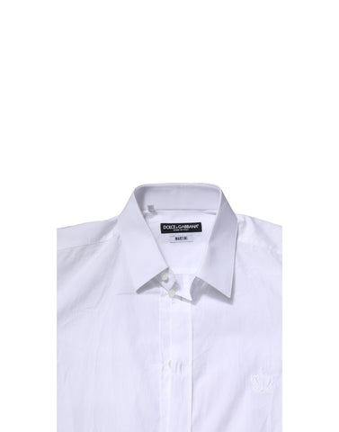 White MARTINI Long Sleeves Men Formal Shirt