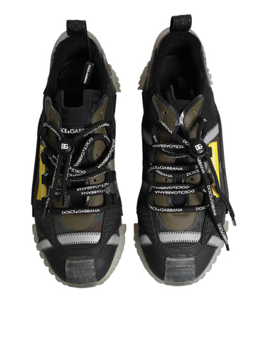 Wielokolorowe sznurowane niskie trampki NS1