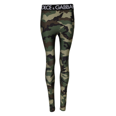 Multicolor Camouflage DG Waist Leggings Pants