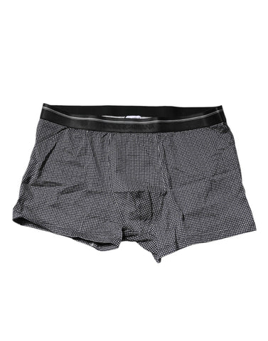 Gray Printed Cotton Boxer Short Underwear