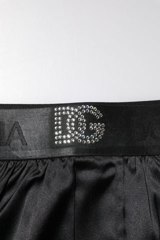 Black Logo Waist Regular Boxer Shorts Underwear