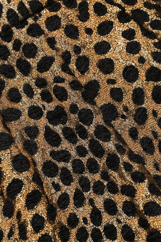 Brown Leopard High Waisted Hot Pants Shorts