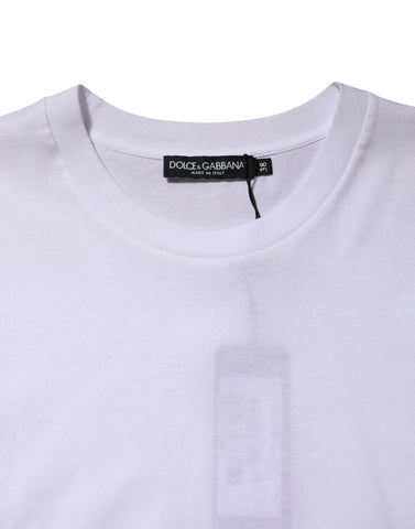 White Cotton Sleeveless Women Tank T-shirt