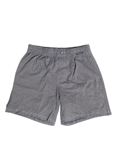 Gray Striped Cotton Regular Boxer Underwear