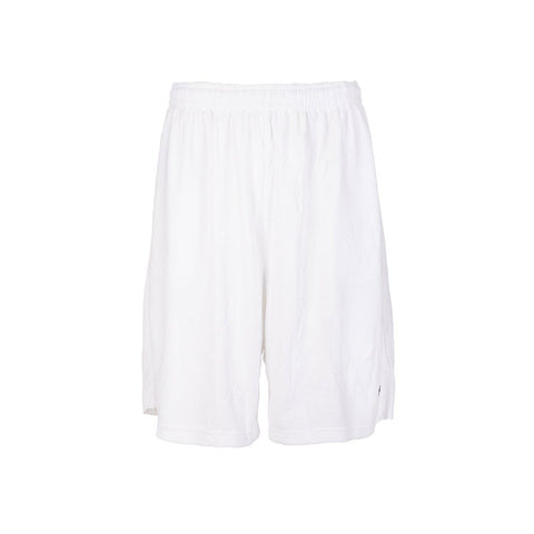 White Polyester Bermuda Shorts