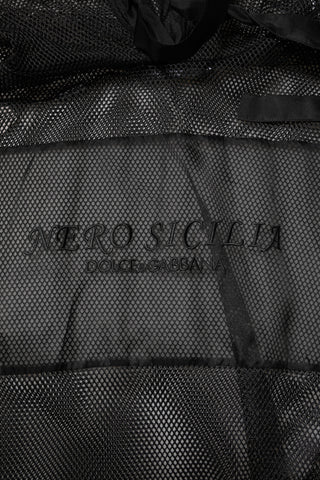 Black See Through Hooded Pullover Sweater