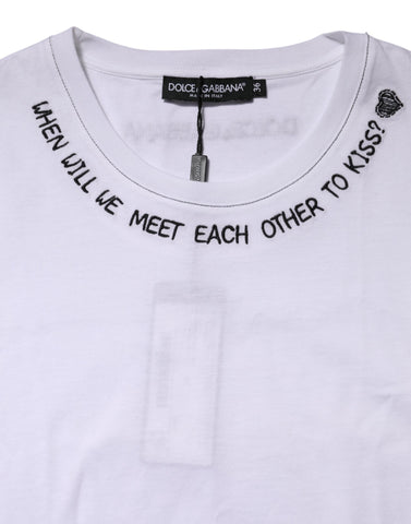 White Cotton Sleeveless Printed Tank T-shirt