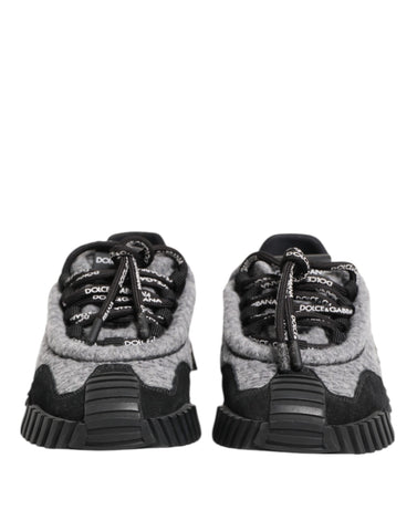 Black Gray NS1 Low Top Sneakers Shoes
