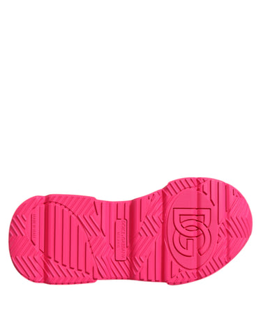 Pink Leather Daymaster Low Top Sneakers Shoes