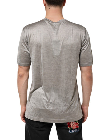 Beige Hazelnut Cotton Shortsleeve Shirt T-shirt