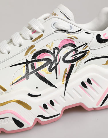 Multicolor Hand Painted DAYMASTER Sneaker Shoes