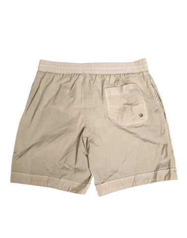 Beige Nylon Beachwear Men Boxer Short Swimwear