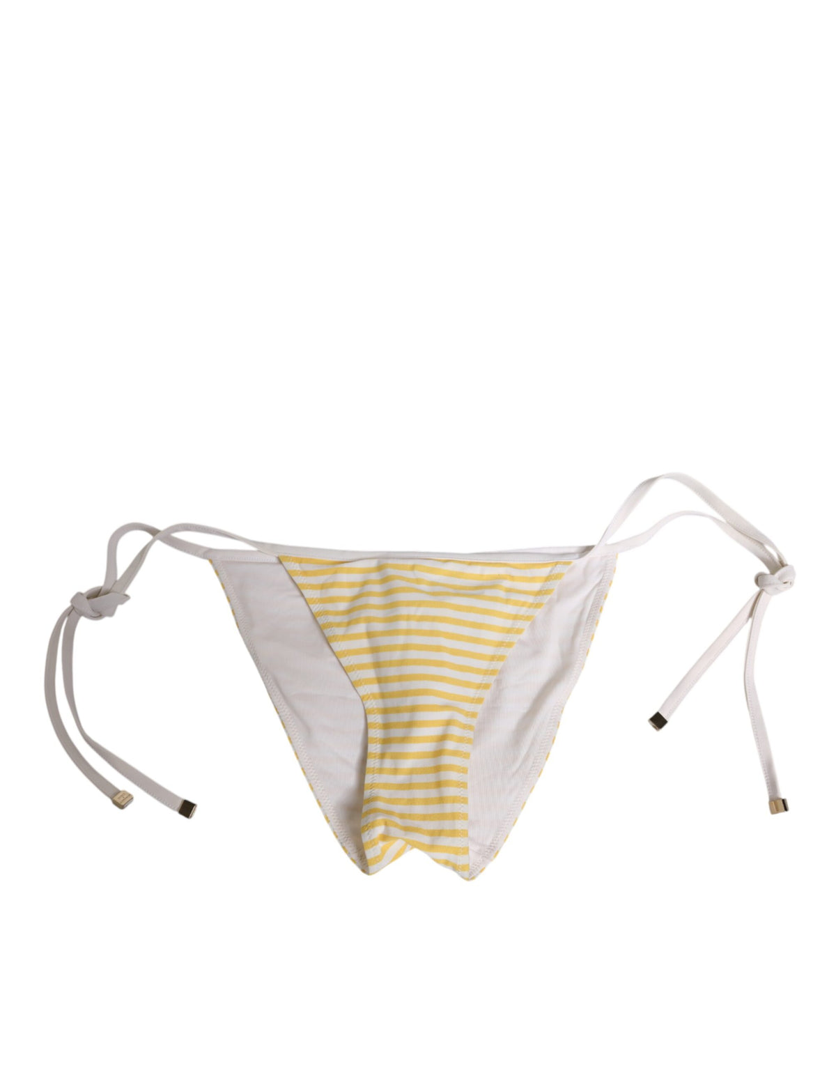 White Yellow Stripe Tie Side Logo Underwear