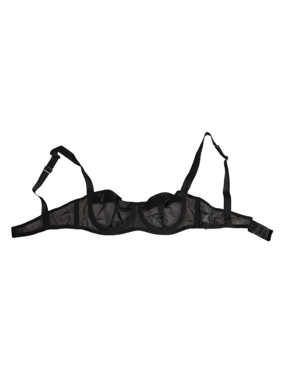 Black Sheer Mesh Underwire Bra  Underwear