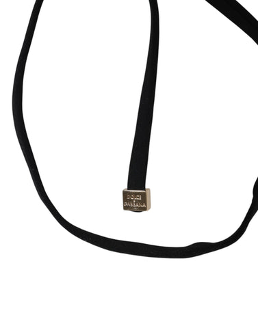 Black Embroidered Triangle Swimwear Underwear