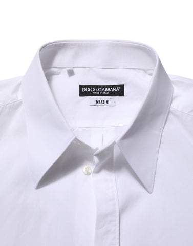White Cotton MARTINI Men Formal Dress Shirt