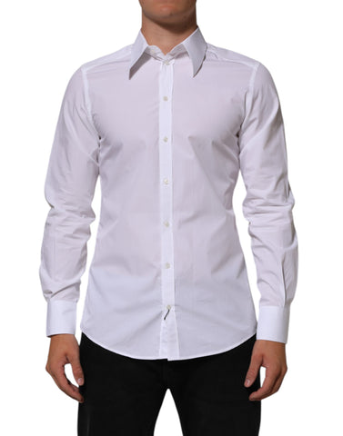 White Cotton MARTINI Men Formal Dress Shirt