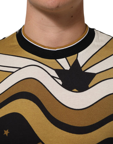 Wielokolorowa koszulka z okrągłym dekoltem Millennials Star