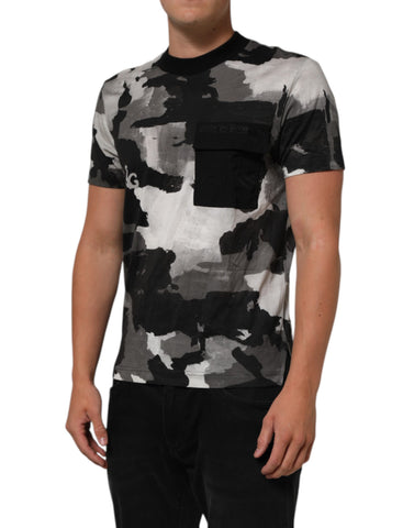 Multicolor Camouflage Men Short Sleeves T-shirt