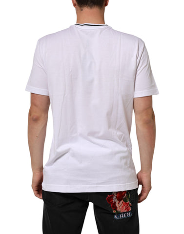 White Sacred Heart Short Sleeve Men T-shirt