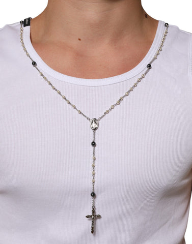 White Cotton Chain Necklace Tank Top T-shirt