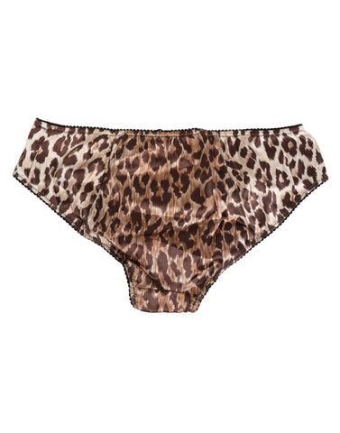 Multicolor Leopard Print Girdle Panty Underwear