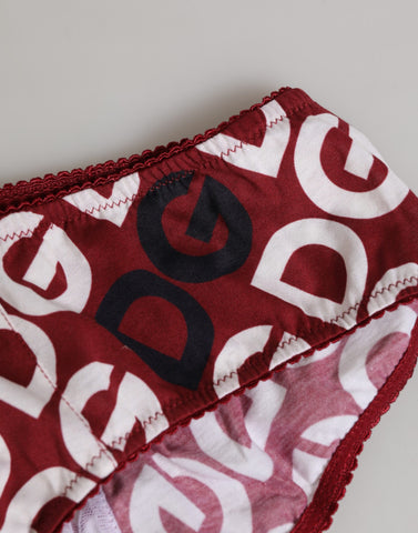 Bordeaux DG Logo Slip Bottom Brief Underwear