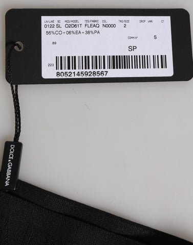 Black DG Logo Lace High Brief Panty Underwear