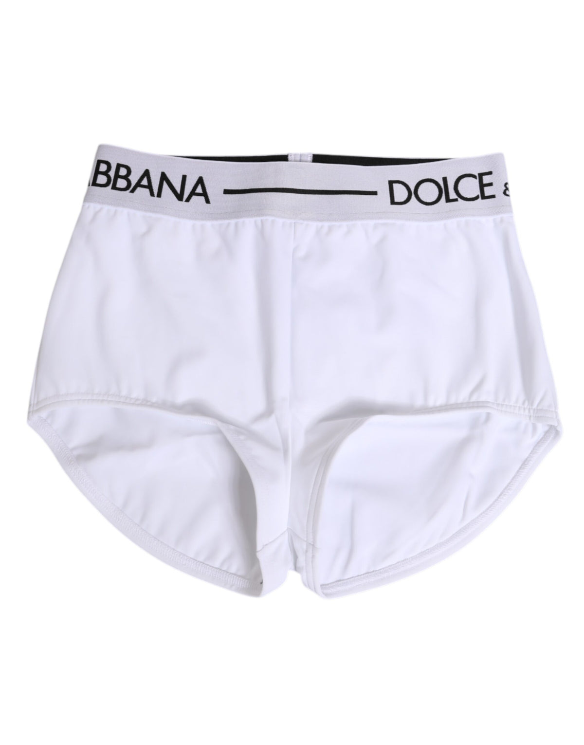 White Nylon Logo Waistband Shorts Underwear