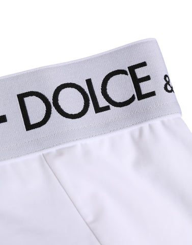 White Nylon Logo Waistband Panty Underwear