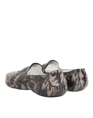 Wielokolorowe gumowe niskie trampki męskie