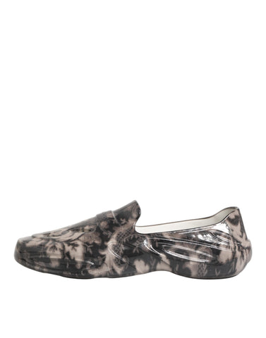 Wielokolorowe gumowe niskie trampki męskie