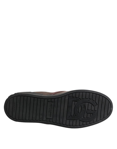 Wielokolorowe bawełniane niskie wsuwane buty sportowe męskie