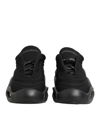 Black Lace Up Wave Low Top Men Sneaker Shoes