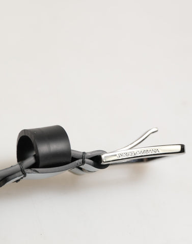 Multicolor PVC Floral Silver Buckle Men Belt