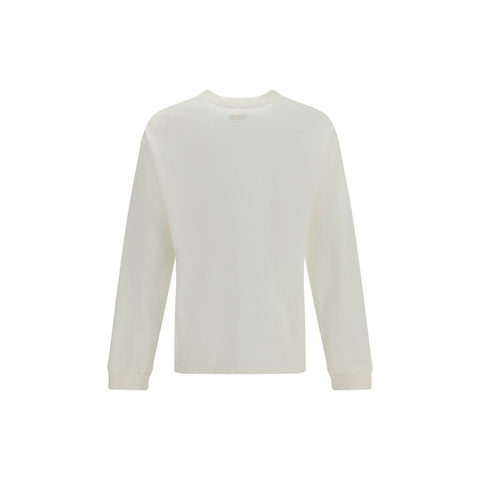 White Cotton Sweatshirt