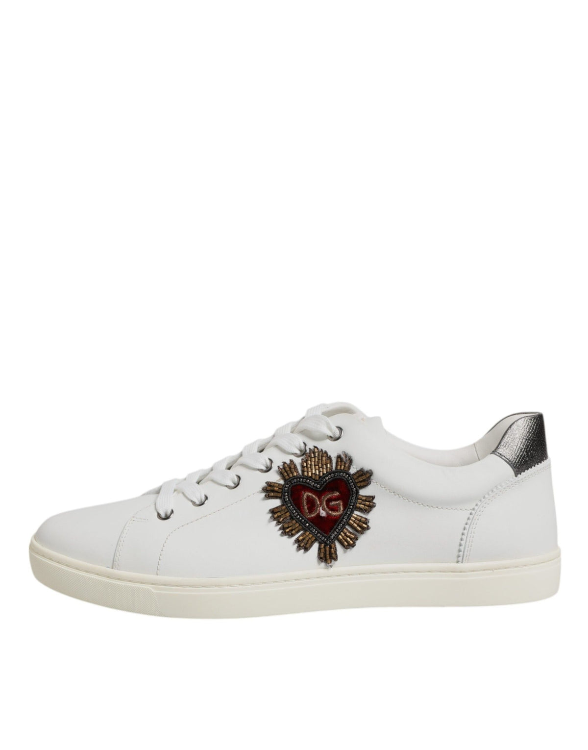 Białe, męskie trampki Sacred Heart Low Top