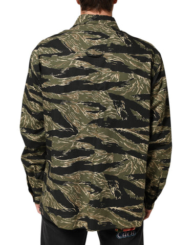 Multicolor Camouflage Cotton Casual Shirt