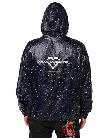 Blue D&G Game Hooded Men Sweatshirt Sweater