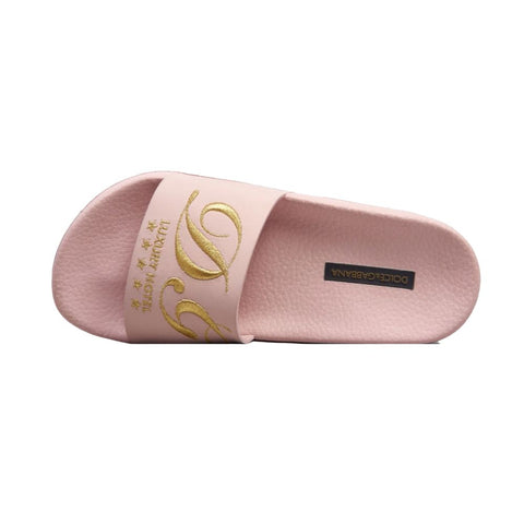 Pink Leather Slide